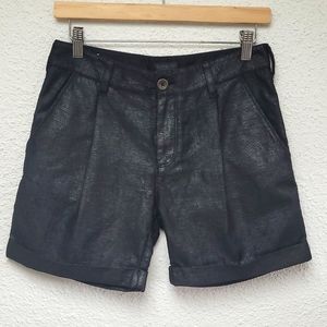 Black on Black Diesel Shorts; Size 24